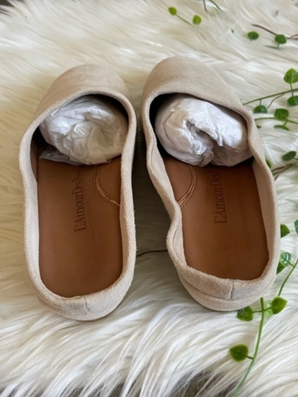 NEW | L'Amour Des Pieds | Taupe Bingwen Suede Mule - Picture 9 of 13